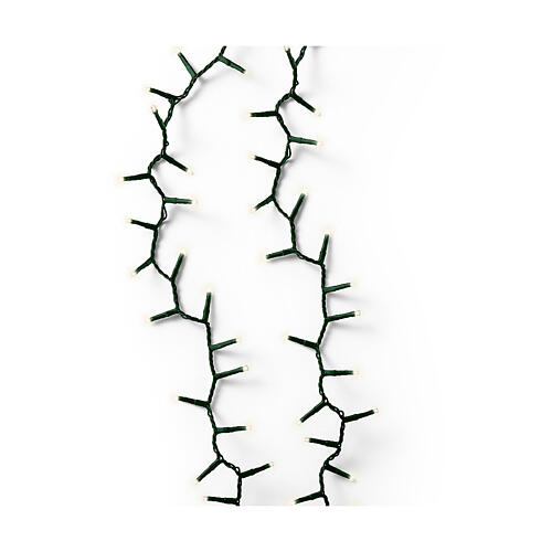 Luzes de Natal intermitentes 750 LEDs branco quente 16 m 7