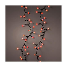 Luci di Natale a catena 500 LED rossi cherry compact twinkle 11 m