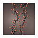 Luci di Natale a catena 500 LED rossi cherry compact twinkle 11 m s1
