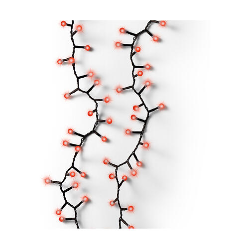 Lampki choinkowe 500 LED, czerwone, 'cherry compact twinkle', 11 m 2