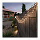 Luces de Navidad 1512 LED panel solar cluster twinkle 14 m s2
