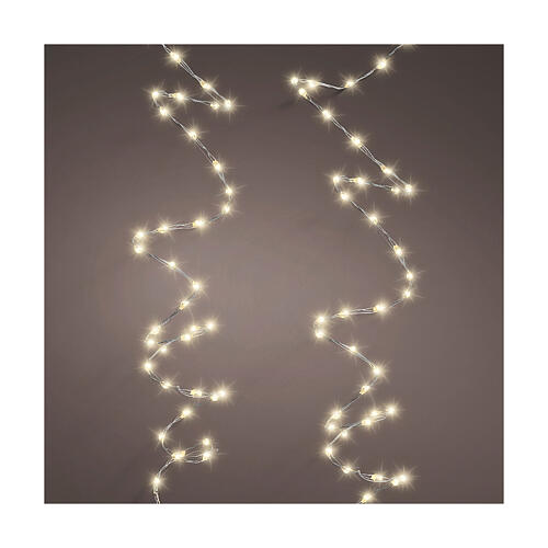 String lights, 756 micro wire LEDs, warm white, indoor/outdoor, 12 m 1