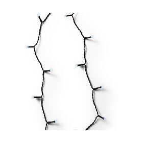 Lichterkette, 96 LEDs, kaltweiß, 7 m, Innen/Außen, mit Blinkfunktion