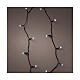 Hilo luces intermitentes 96 LED blanco hielo uso interior exterior 7 m s1