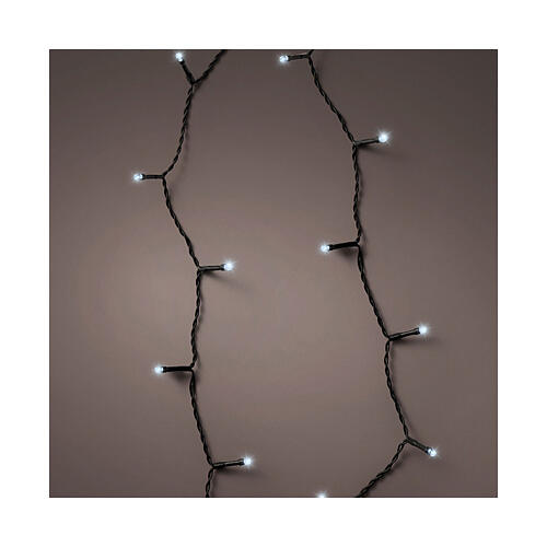 String lights with batteries, 14 m with 192 ice white LEDs 1