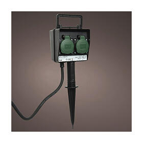 Gniazdo zasilania przeciwrozbryzgowe, 1,5 m