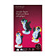 Pingouin de Noël cache-oreilles jaune LED acrylique 20 cm int/ext h 20 cm s3