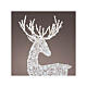 Christmas reindeer acrylic flexible 100 LEDs cold white 94 cm int s3