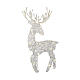 Reindeer with 100 warm white LED lights, flexible acrylic, indoor/outdoor, 37 in s2