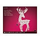 Reindeer with 100 warm white LED lights, flexible acrylic, indoor/outdoor, 37 in s3