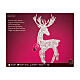 Christmas reindeer flexible acrylic 94cm 100 warm white LEDs s3