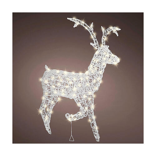 Reno acrílico flexible 120 LED blanco cálido 116 cm 1