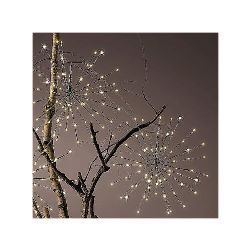 Light curtain, pole star with flickering effect, 216 LEDs, 18 in, idoor/outdoor 2