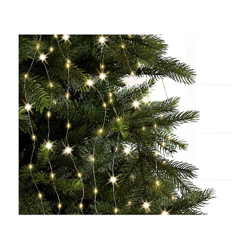 Cascading Christmas lights, 832 warm white micro LEDs 3