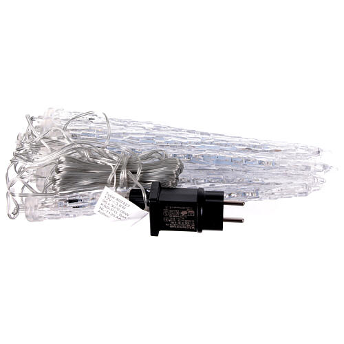 Lichtervorhang mit Eiszapfen, 12 LEDs, für innen und außen 6