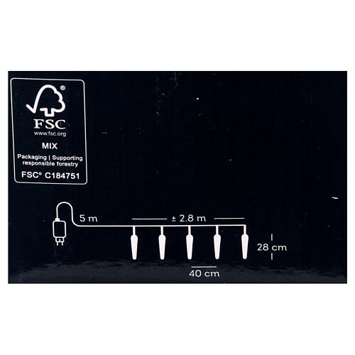 Stalactites lumineuses intérieur/extérieur 12 LEDs 5