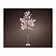 Albero illuminato fiori rosa 180 LED bianco caldo int est 180 cm s5