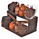 Banco del vino 8x9x6 cm presepe Napoli s2