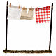 Neapolitan Nativity scene accessory, clothes hanging, 10x10cm s1