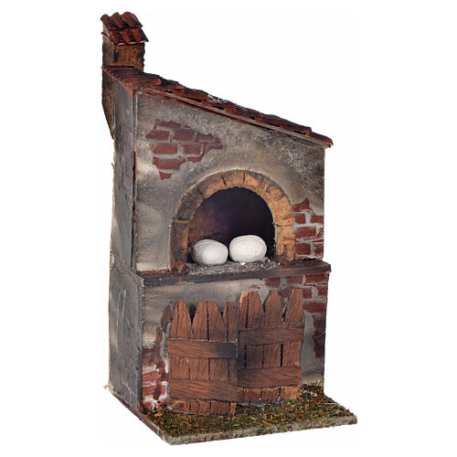 Neapolitan Nativity scene accessory, wood-burning oven, chimney 1