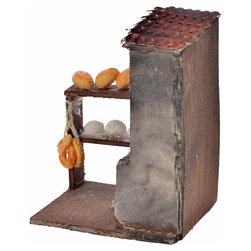 Forno con pane 8,5x5x6 cm presepe Napoli 2