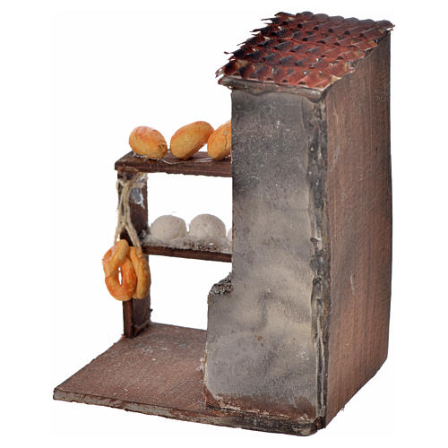 Neapolitan Nativity scene accessory, oven with bread 8,5x5x6cm 2