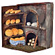 Neapolitan Nativity scene accessory, oven with bread 10x9x8cm s1