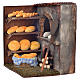 Neapolitan Nativity scene accessory, oven with bread 10x9x8cm s2