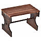 Mini table en bois crèche Napolitaine 5x7x4,5 cm s1