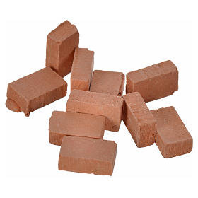 Briques en miniature 10x7 lot 100 pcs résine