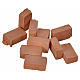 Briques en miniature 10x7 lot 100 pcs résine s2