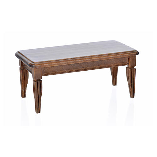 Tisch aus Holz, 10x5x4,5cm 3