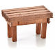 Table en bois miniature crèche 6x3,5x3,5 cm s1