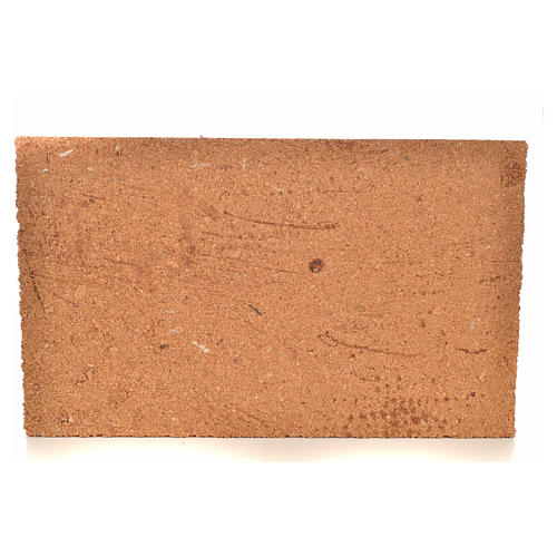 Pannello sughero effetto muro mattoni 33X20X1 2