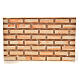 Pannello sughero effetto muro mattoni 33X20X1 s1