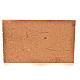Pannello sughero effetto muro mattoni 33X20X1 s2