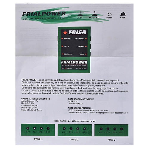 Centrale d'alimentation Frial Power (Frisa Light) pour crèche 6