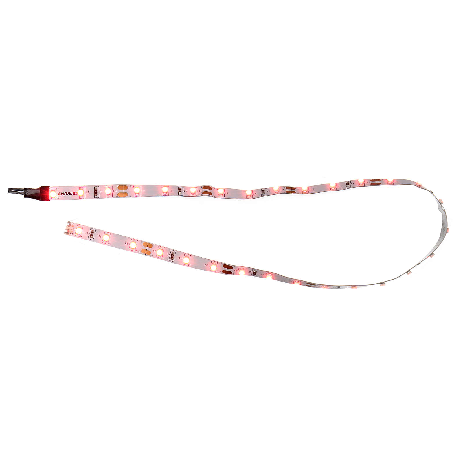 Tira De LED Power PS 30 LED 0 8 X 50 Cm Rojo Frial Power Venta Tira de led power ps 30 led 0 8 x 50 cm rojo frial power venta