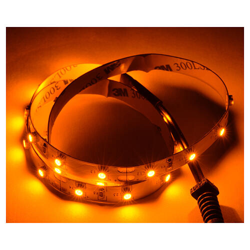 Fita LED Power "PS" 30 LED 0,8x50 cm amarelo FrialPower 2