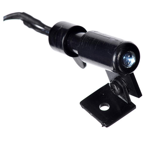 Holyart LED Luce Bianca 5 Mm Con Spinotto E Cavo 2 Metri Per Presepi Frisalight - Serie PR014100