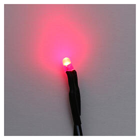 Lâmpadas LED 3 mm luz vermelha para controladores de efeitos da linha Frisalight