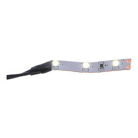 LED strip with 3 lights 0,8x4cm, cold white for Frisalight