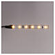 Fita 6 lâmpadas LED luz branca quente para artigos da linha Frisalight - 0,8x8 cm s1