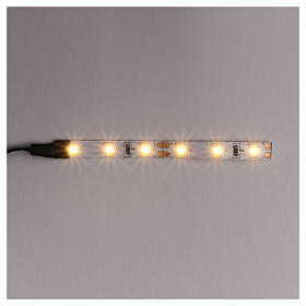 LED strip with 6 lights 0,8x8cm, warm white for Frisalight