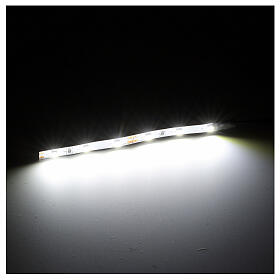 Fita 6 lâmpadas LED luz branca fria para artigos da linha Frisalight - 0,8x8 cm