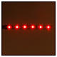 LED strip with 6 lights 0,8x8cm, red for Frisalight s2