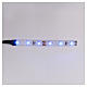 LED strip with 6 lights 0,8x8cm, blue for Frisalight s1