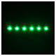 Tira de 6 LED cm. 0.8x8 cm. verde Frisalight s2