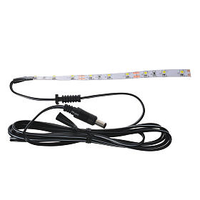 Fita 9 lâmpadas LED luz branca fria para artigos da linha Frisalight - 0,8x12 cm