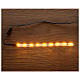 Fita 9 lâmpadas LED luz amarela para artigos da linha Frisalight - 0,8x12 cm s2